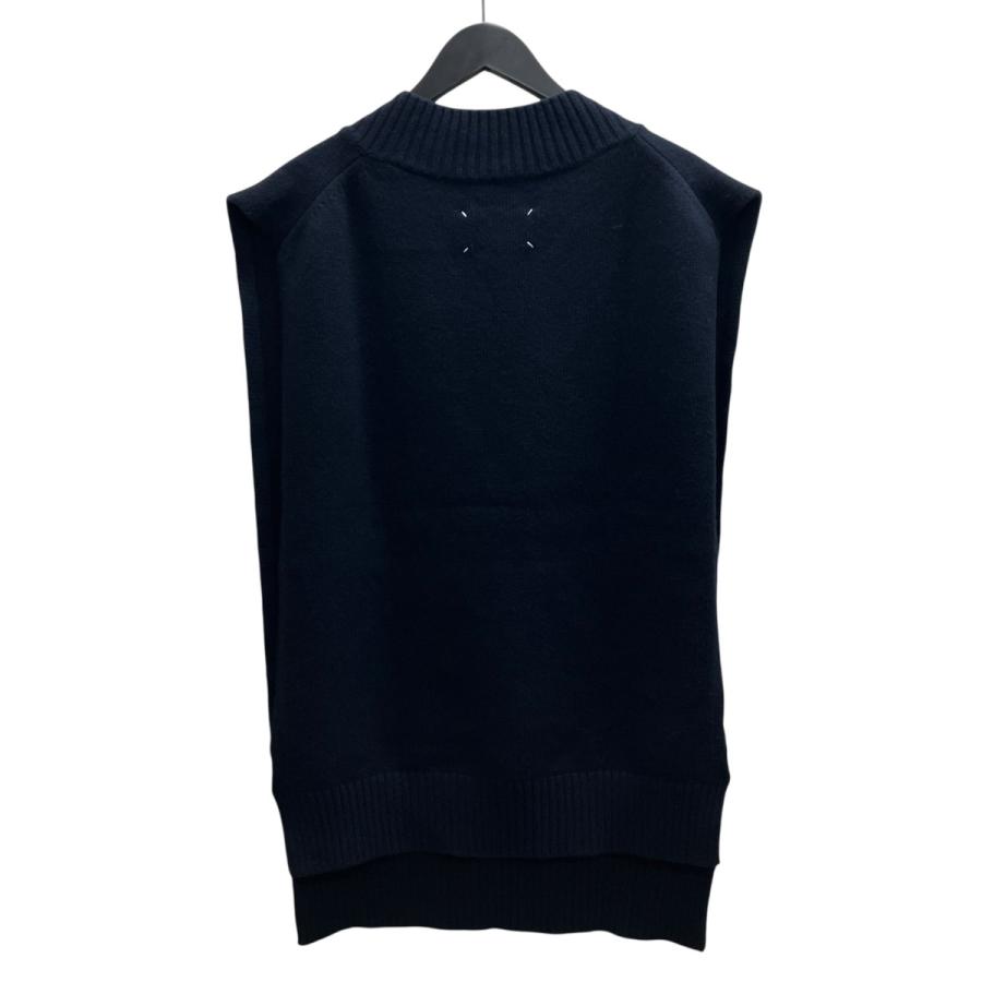 Maison Margiela（メゾンマルジェラ） ニットベスト ネイビー サイズ