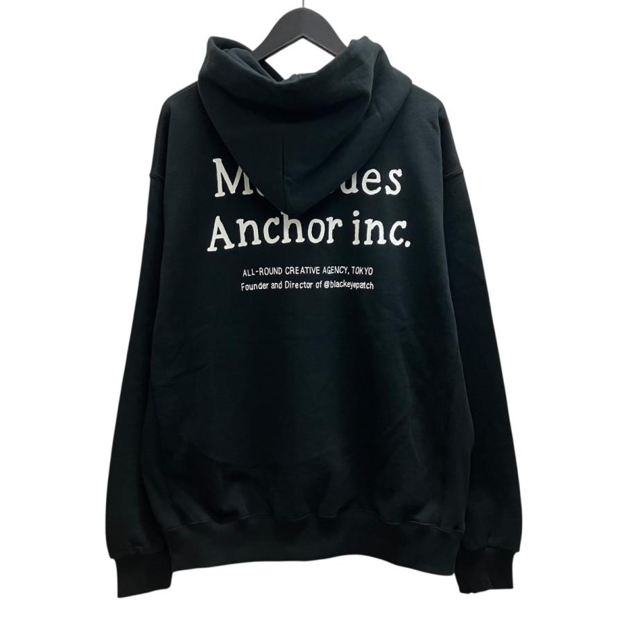 メルセデスアンカーインク ANCHOR INC 26SS NAME BADGE LABEL HOODIE プルオーバーパーカー ブラック サイズ：XL_1