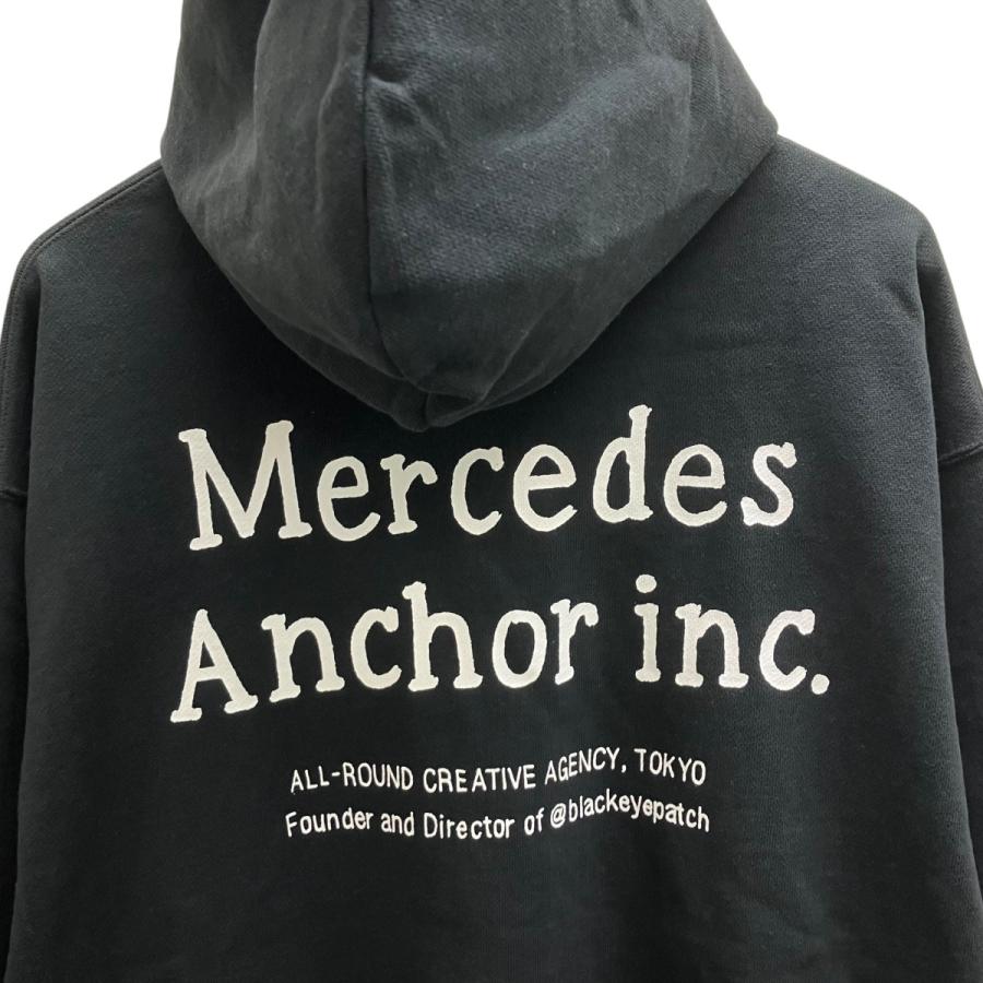 メルセデスアンカーインク ANCHOR INC 26SS NAME BADGE LABEL HOODIE プルオーバーパーカー ブラック サイズ：XL_3