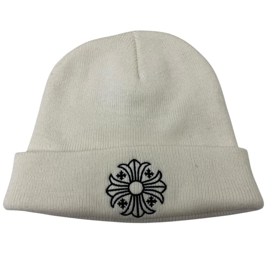 CHROME HEARTS（クロムハーツ） ニットキャップ ホワイト サイズ：ONE