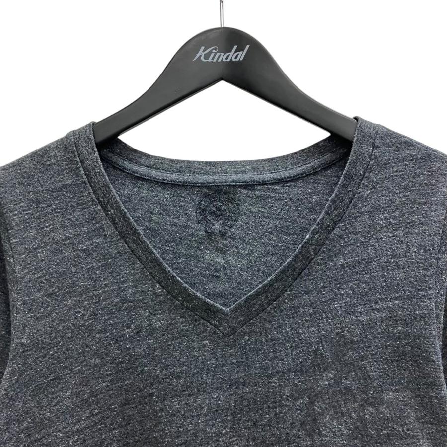 Chrome Hearts グレー Vネック Tシャツ　メンズxs CHROME HEARTS（クロムハーツ） CHROME HEARTS VネックTシャツ