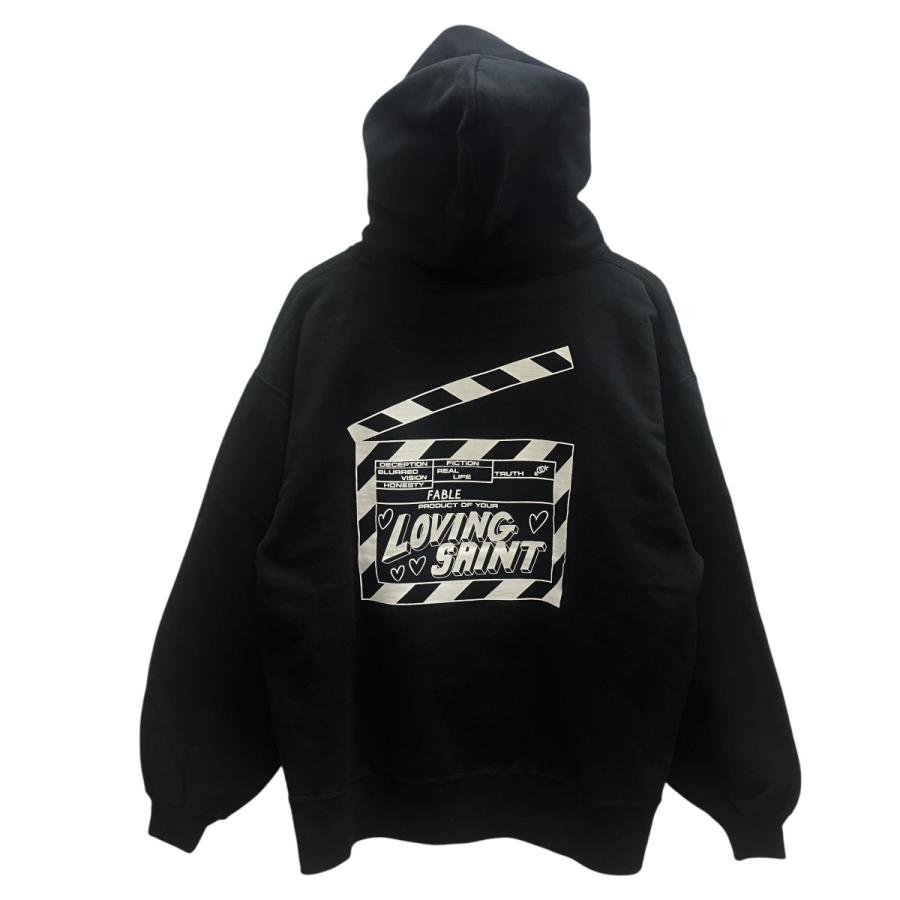 値下げ】SAINT MICHAEL HOODIE I LOVE SAINT BLACK プルオーバー
