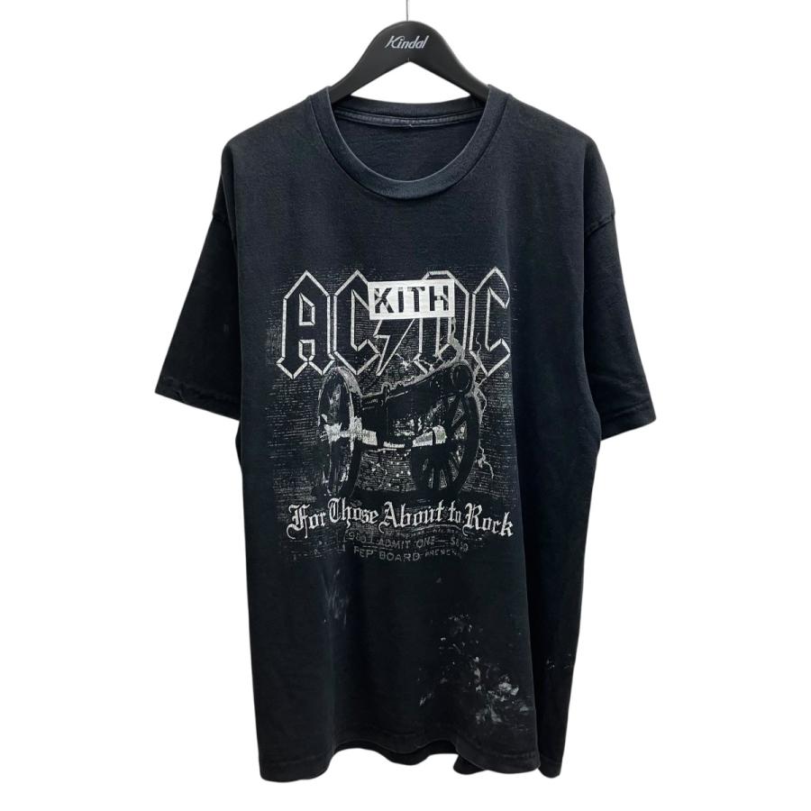 KITH（キス） KITH vintage ヴィンテージプリントTシャツ ブラック 