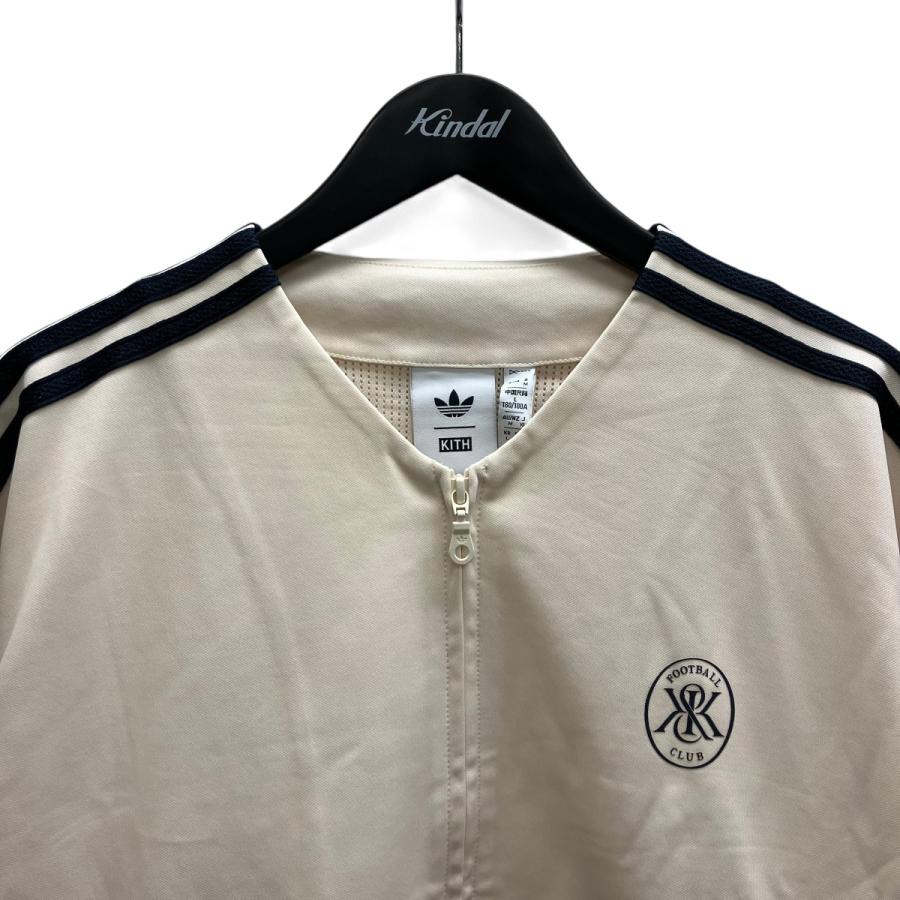 kithトラックジャケットSサイズ KITH（キス） 【値下げ】KITH×adidas 25AW トラックジャケット カーキ