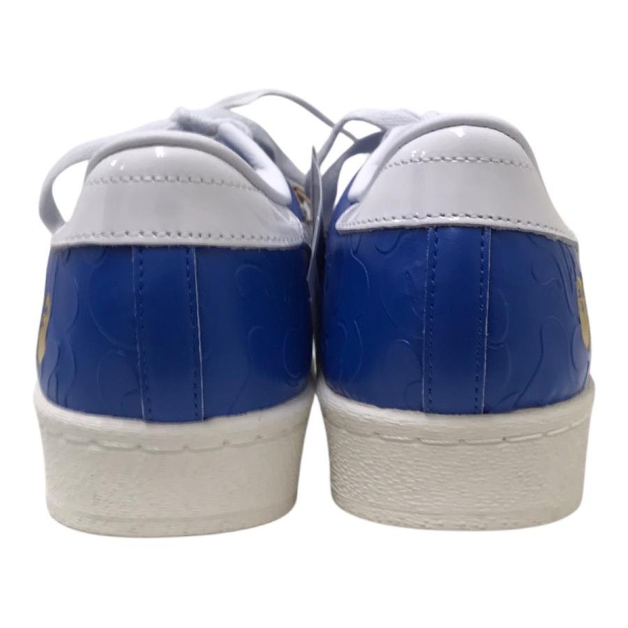 【値下げ】A BATHING APE×adidas ローカットスニーカー ブルー サイズ：28cm (EC)の画像