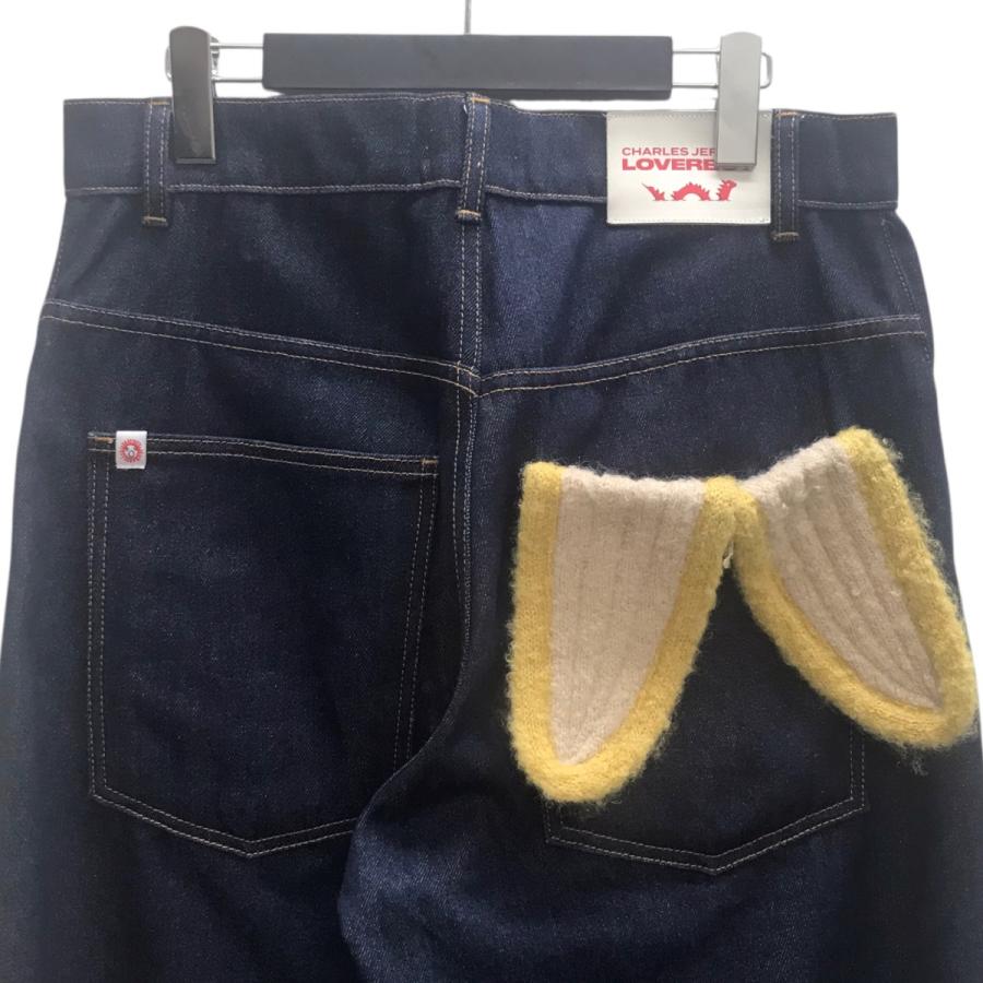 値下げ】CHARLES JEFFREY LOVERBOY 25AW デニムパンツ インディゴ