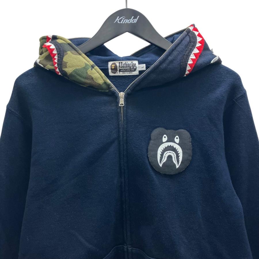 A Bathing Ape ネイビー パーカー 中古・古着通販】A BATHING APE (ア ベイシング エイプ) パーカー