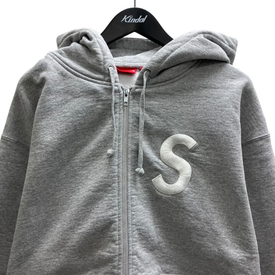 Supreme Sロゴ ジップアップパーカー グレー Supreme（シュプリーム） Supreme S Logo Zip Up Hooded Sweatshirt