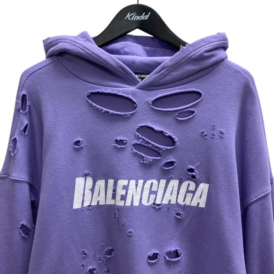 BALENCIAGA（バレンシアガ） プルオーバーパーカー パープル サイズ：M