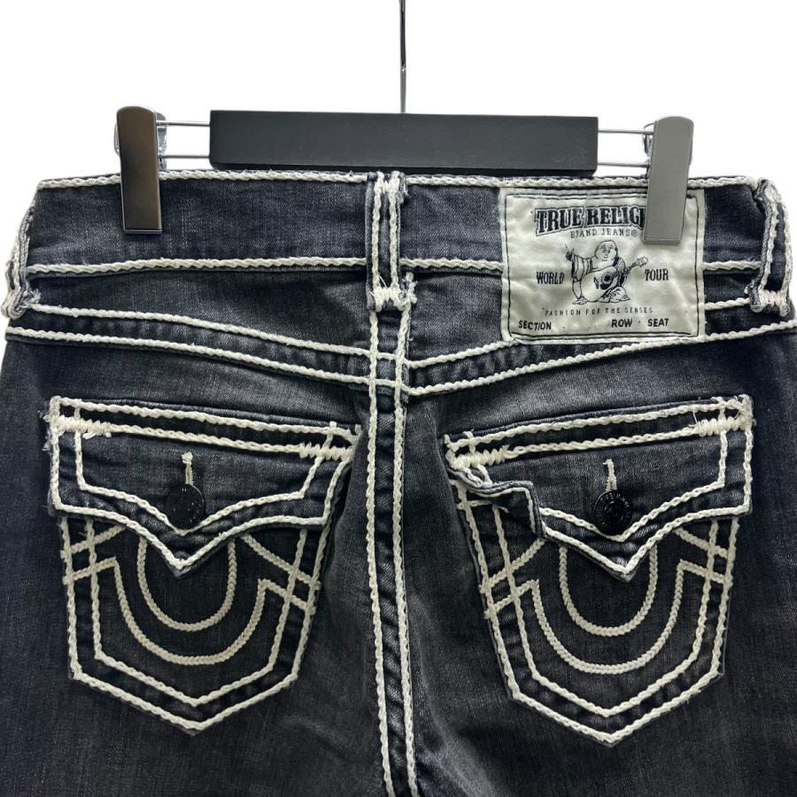 TRUE RELIGION（トゥルーレリジョン） デニムパンツ グレー サイズ：28