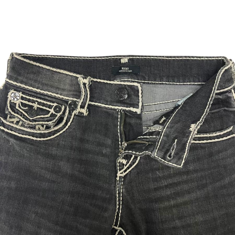 TRUE RELIGION（トゥルーレリジョン） デニムパンツ グレー サイズ：28