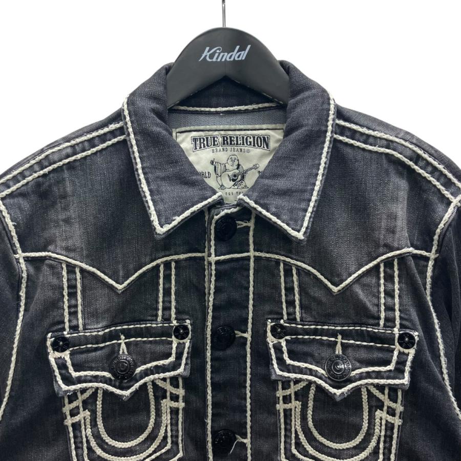 TRUE RELIGION（トゥルーレリジョン） デニムジャケット グレー サイズ