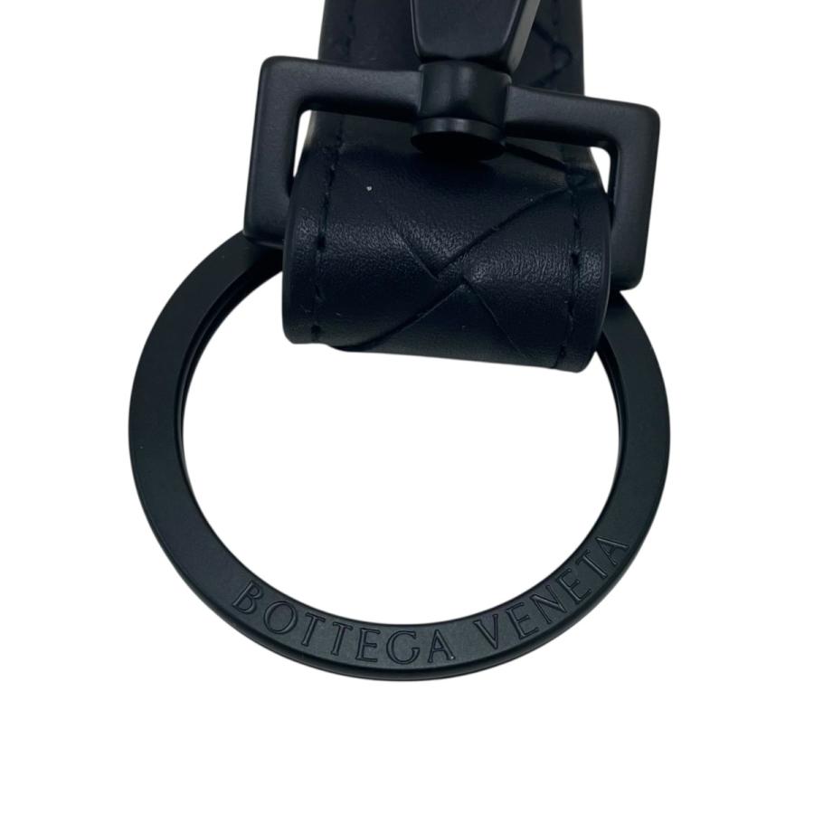 BOTTEGA VENETA（ボッテガ・ヴェネタ） キーホルダー ブラック
