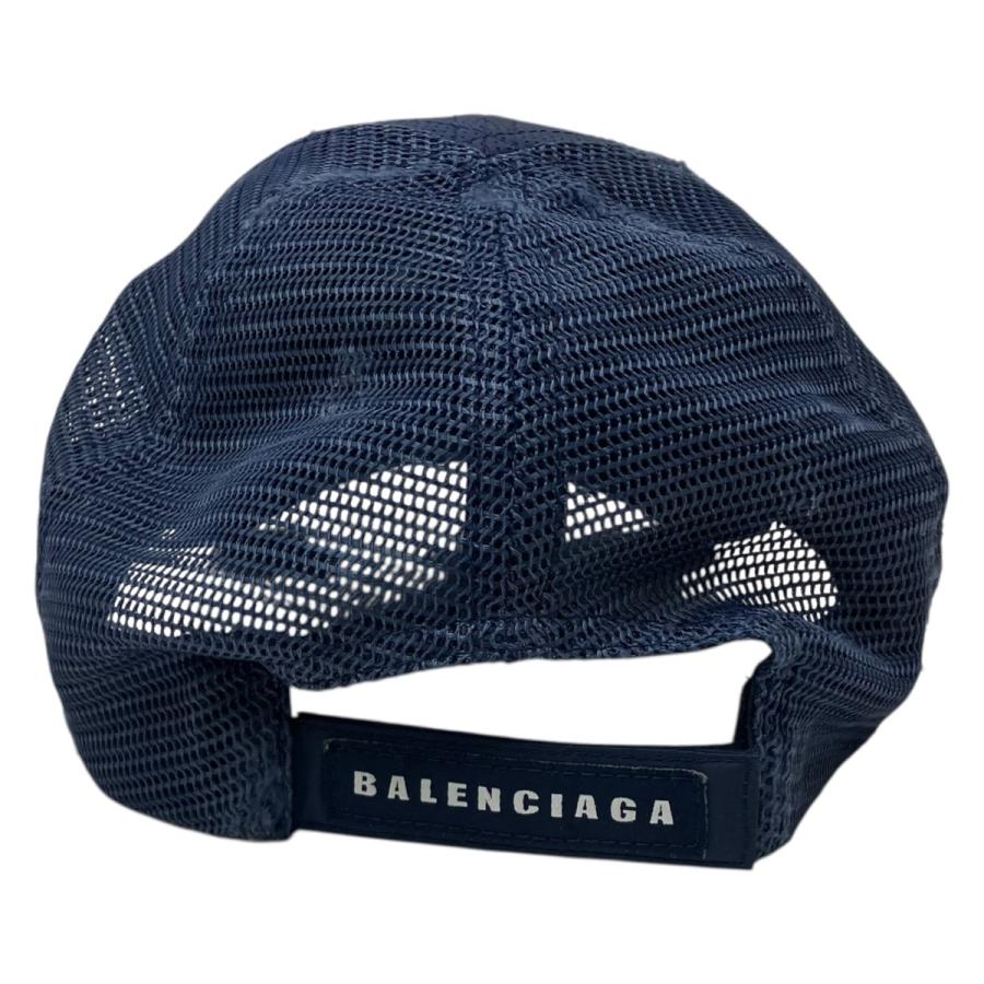 BALENCIAGA（バレンシアガ） パンチング加工キャップ ネイビー