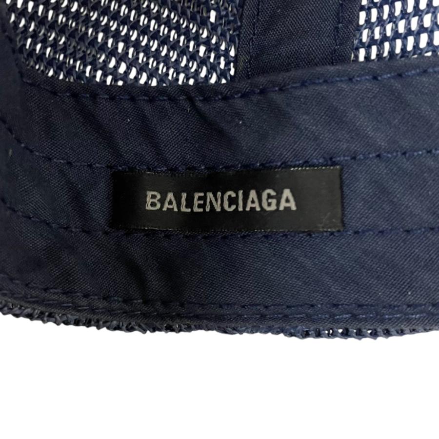 BALENCIAGA（バレンシアガ） パンチング加工キャップ ネイビー