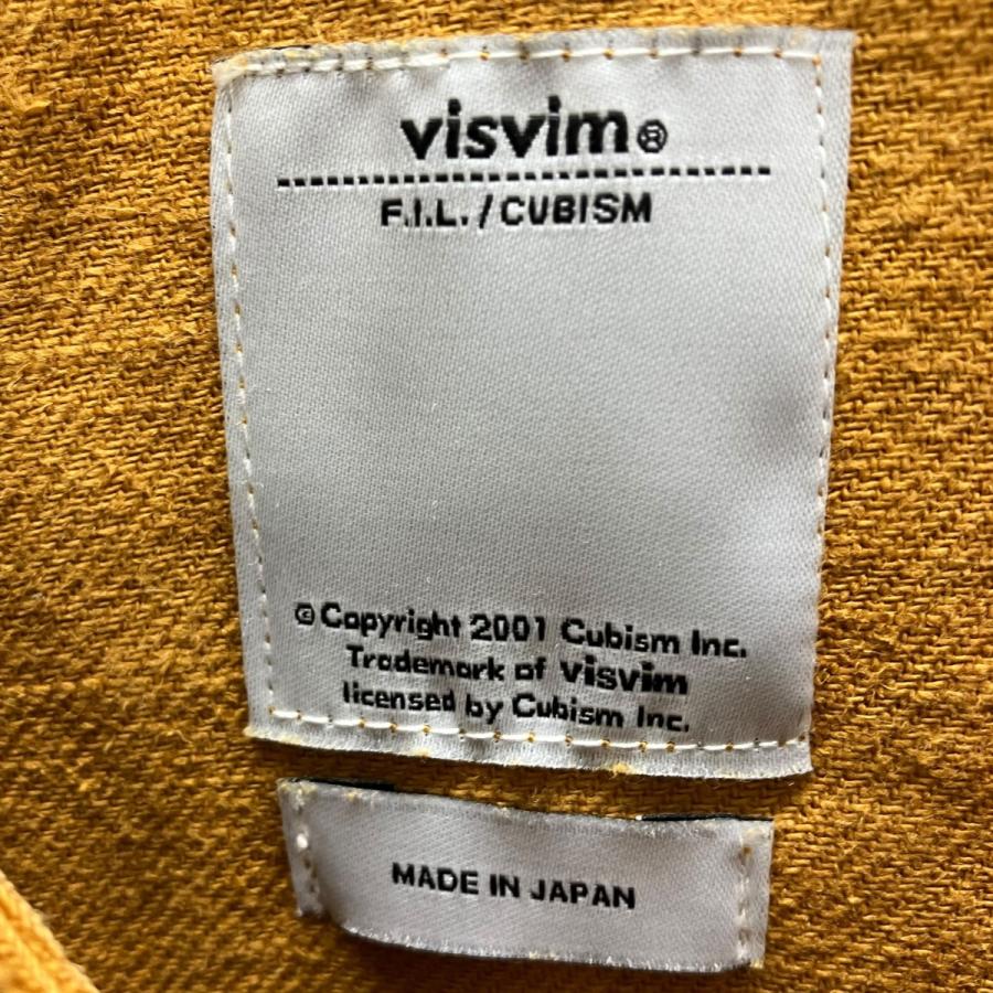 visvim（ヴィズヴィム） ビズビム 半袖シャツ マスタード サイズ：3