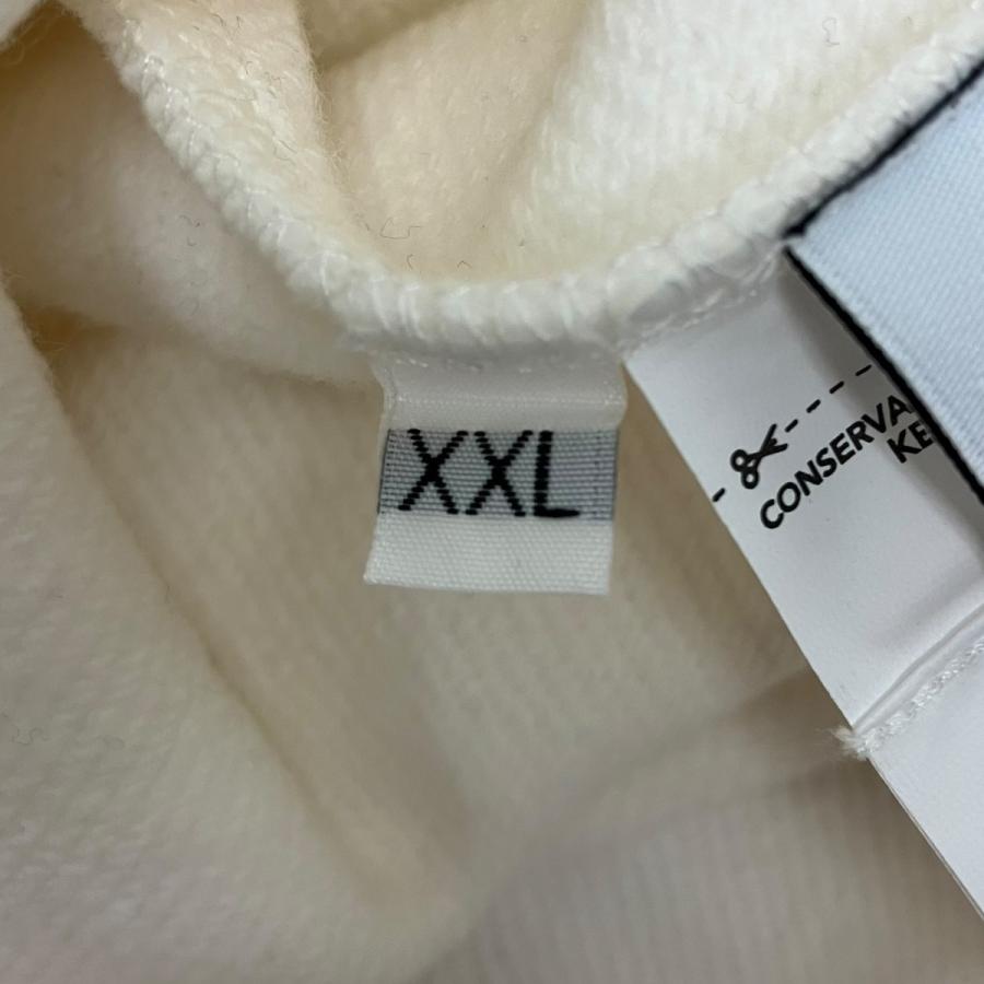 シーピーカンパニー C．P COMPANY フロントロゴスウェット ホワイト サイズ：XXL