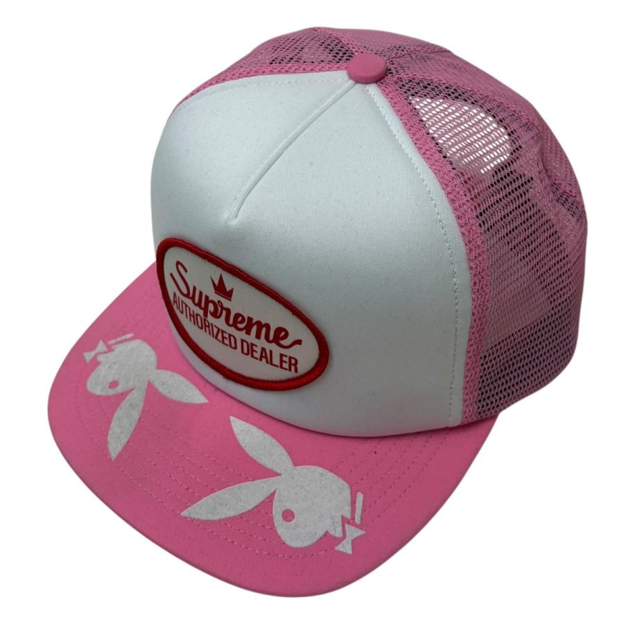Back Mesh Playboy x Supreme 帽子 5-Panel Pink Hat Panel 5 Back Mesh Dealer Authorized Playboy SS26 Supreme Pink 帽子