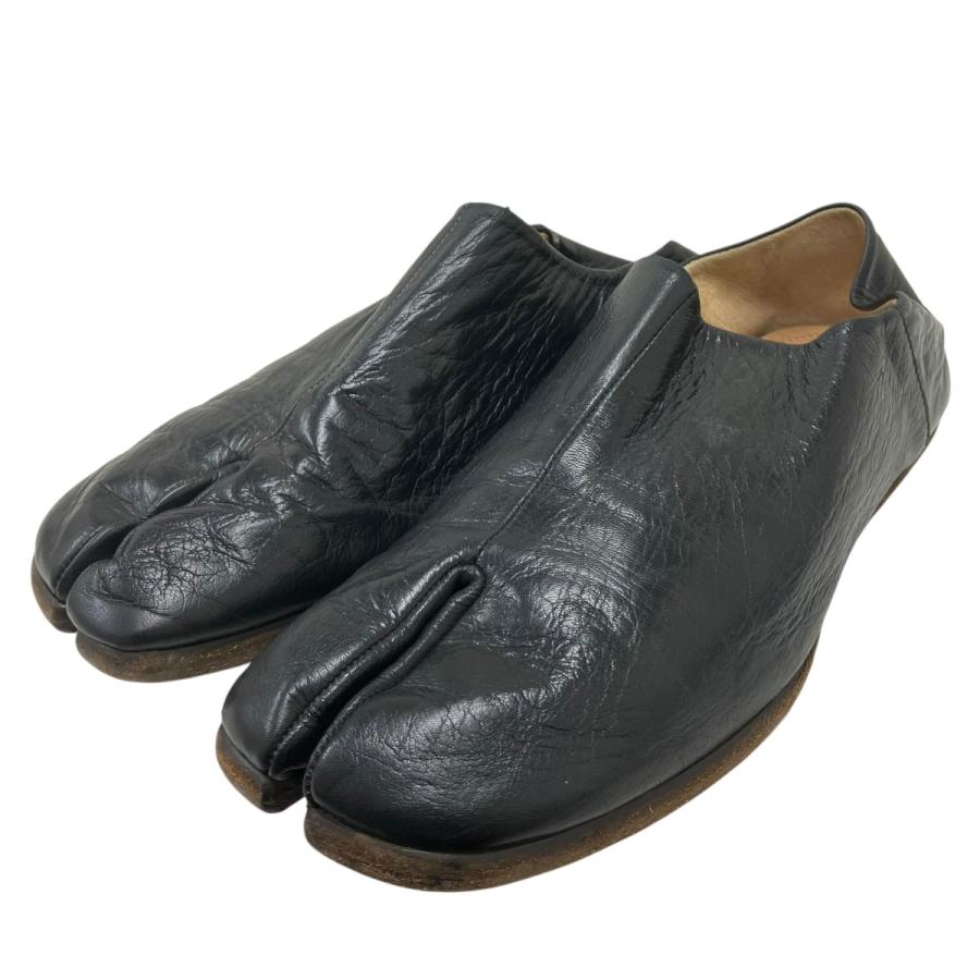 Maison Margiela Tabi 足袋レザーシューズ ブラックサイズ41 Maison Margiela（メゾンマルジェラ） Maison Margiela TABI 足袋