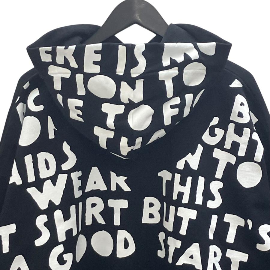 メゾンマルジェラ Maison Margiela プルオーバーパーカー ブラック×ホワイト サイズ：S_3