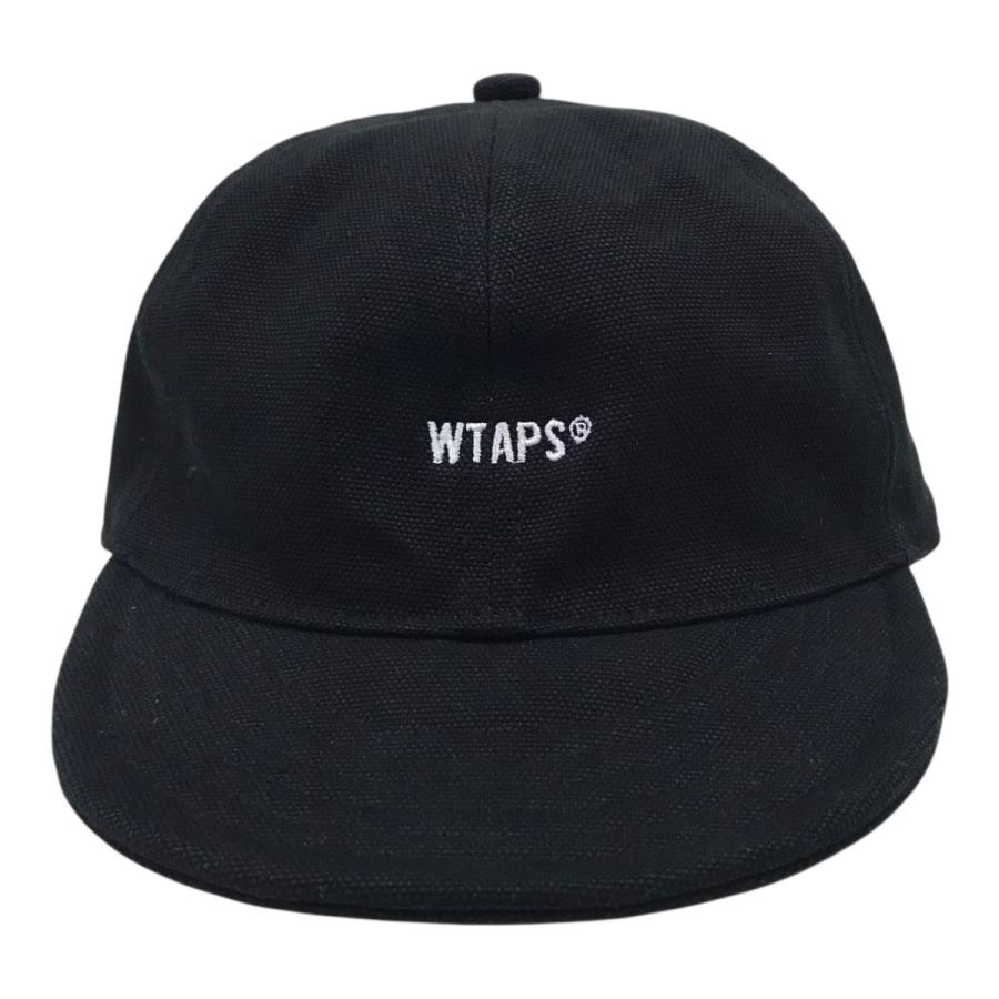 WTAPS 黒キャップ ロゴ刺繍付き WTAPS（ダブルタップス） ロゴ刺繍 キャップ ブラック : カインドオル