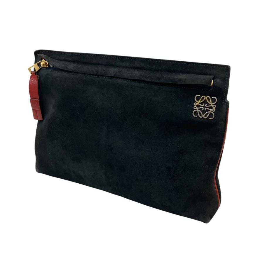 【美品】LOEWE レザークラッチバッグ黒 LOEWE（ロエベ） クラッチバッグ ブラック : カインドオルYahoo!店