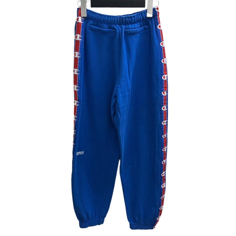 ヴェトモン×チャンピオン VETEMENTS×Champion スウェットパンツ ブルー