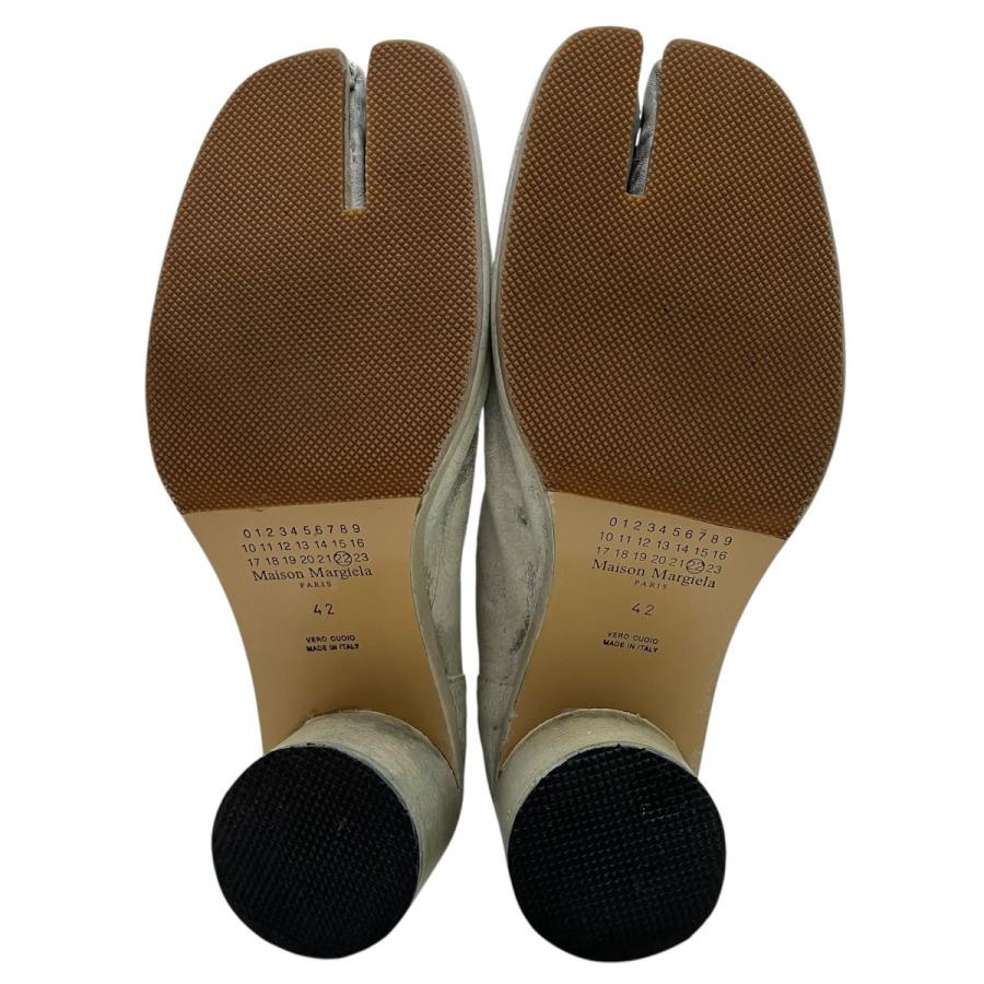 Maison Margiela（メゾンマルジェラ） ペンキ加工足袋ブーツ ホワイト