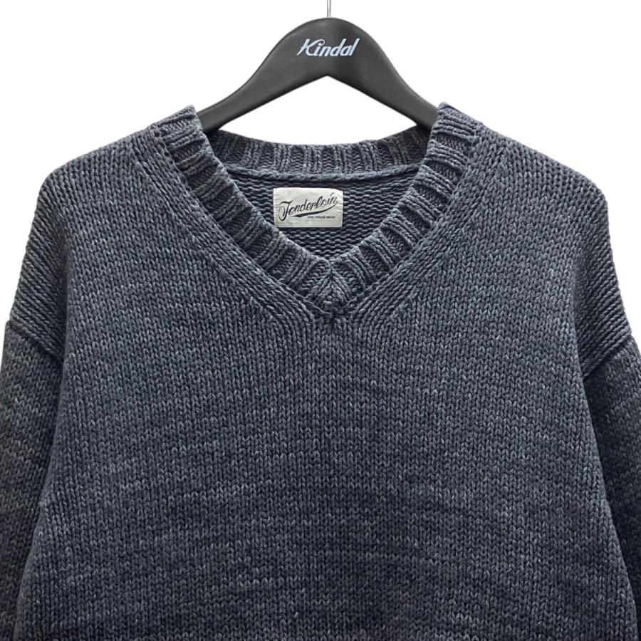 TENDERLOIN（テンダーロイン） TENDERLOIN V NECK COTTON KNIT Vネック