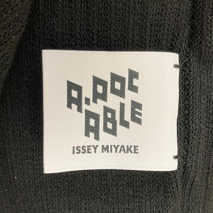 エイポック エイブル イッセイ ミヤケ A-POC ABLE ISSEY MIYAKE TYPE-A BASICS 長袖カットソー ブラック サイズ：の画像
