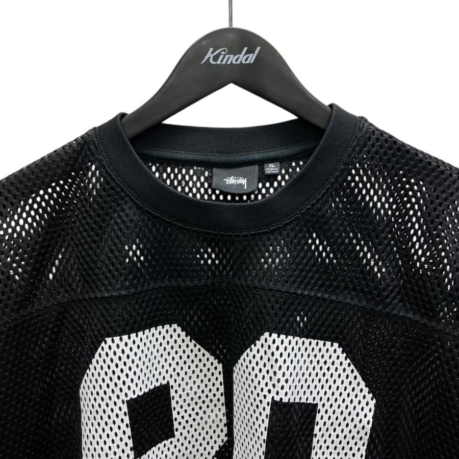 ストゥーシー　STUSSY メッシュ Tシャツ サイズM ブラック STUSSY（ステューシー） メッシュTシャツ ブラック サイズ：XL