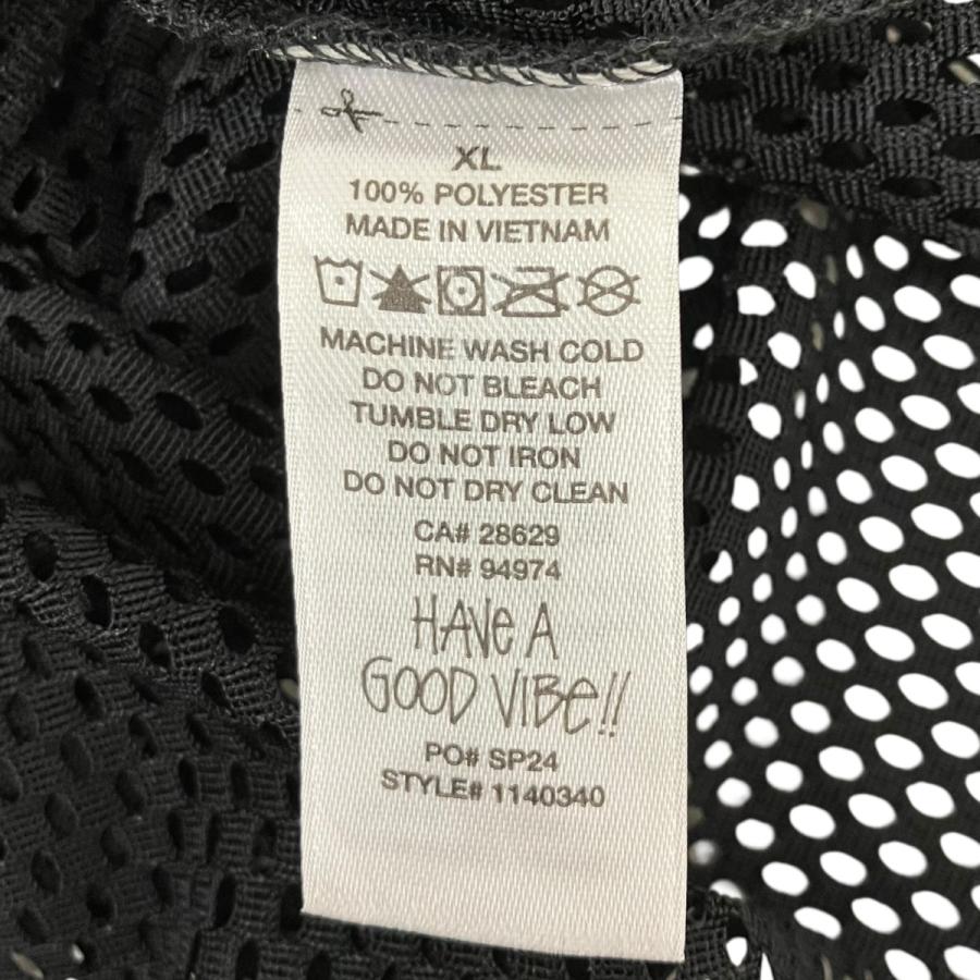 STUSSY（ステューシー） メッシュTシャツ ブラック サイズ：XL