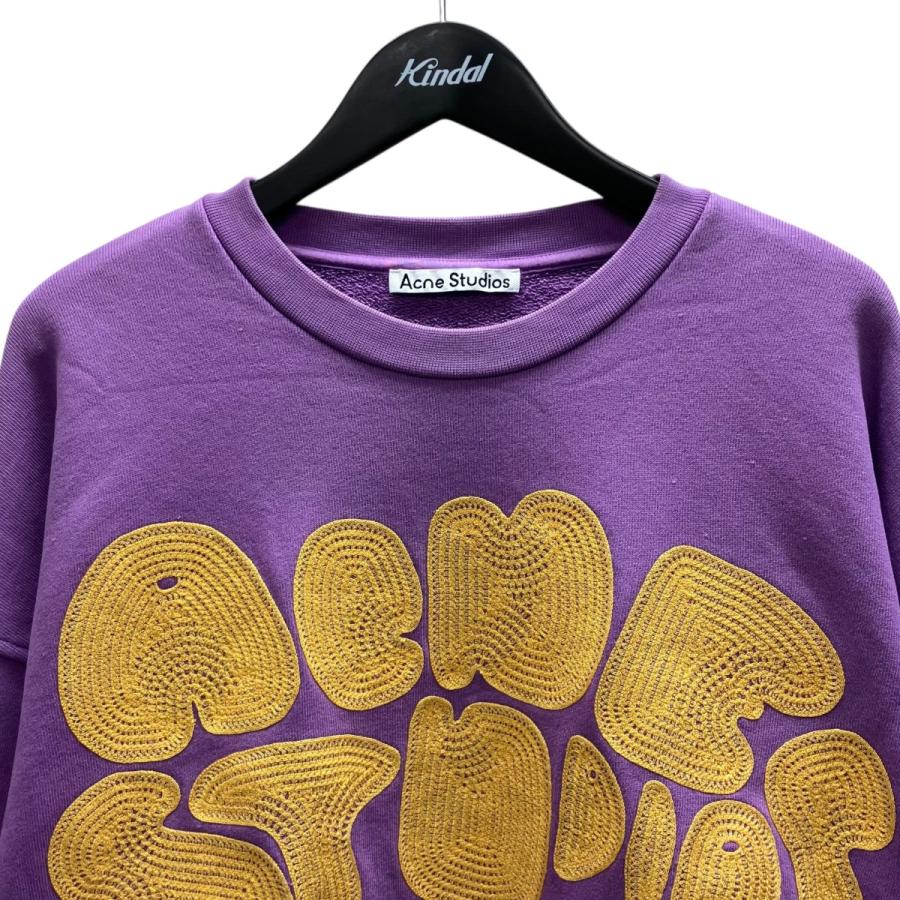 Acne Studios（アクネ ストゥディオズ） ロゴスウェット パープル 