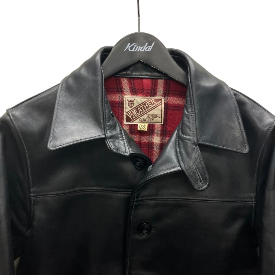 ワイツーレザー Y2 LEATHER レザージャケット ブラック サイズ：36