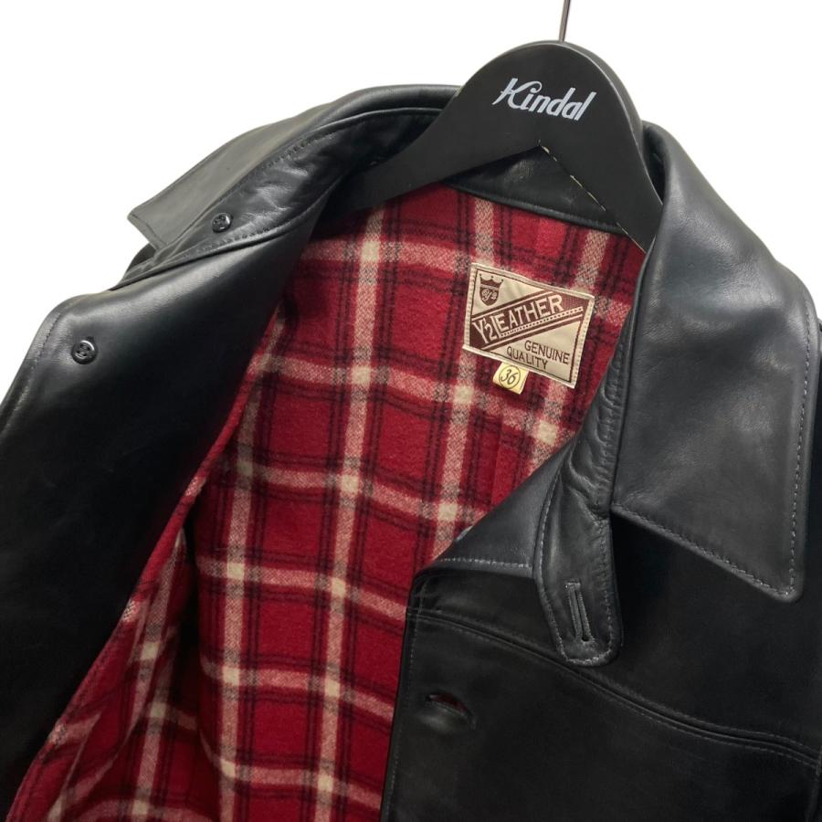ワイツーレザー Y2 LEATHER レザージャケット ブラック サイズ：36