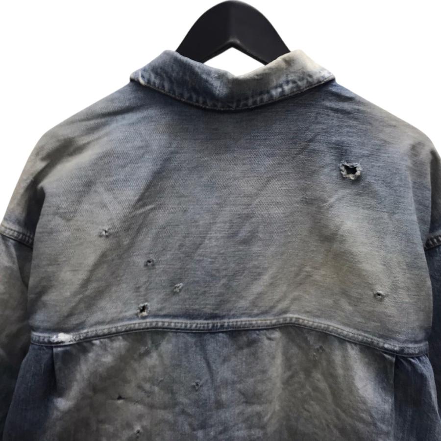 値下げ】ANCELLM CRASH DENIM JACKET デニムジャケット インディゴ