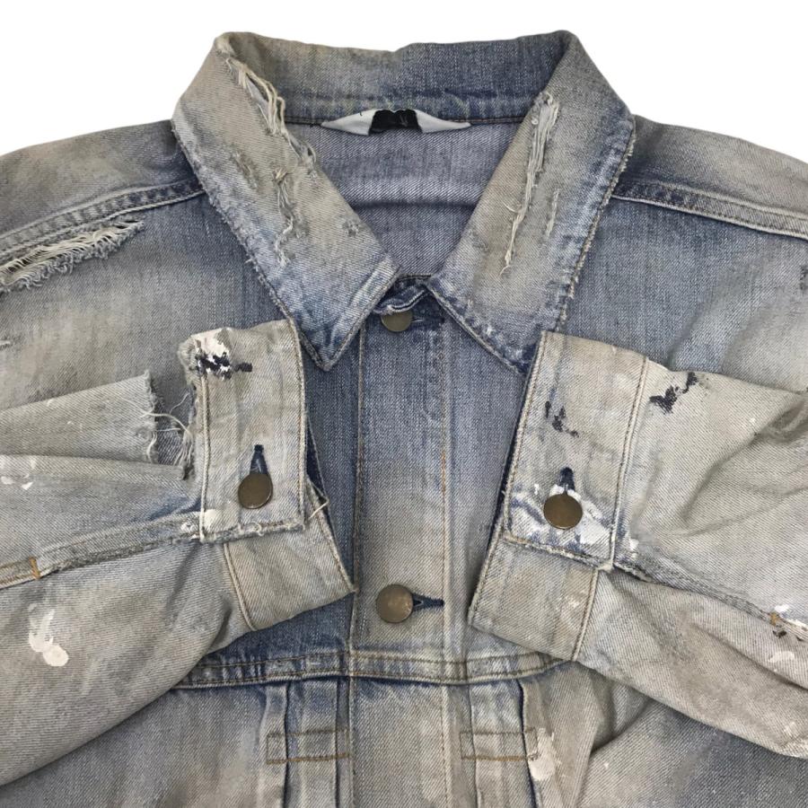 アンセルム ANCELLM CRASH DENIM JACKET デニムジャケット インディゴ