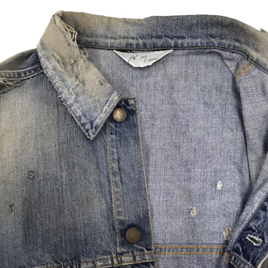 アンセルム ANCELLM CRASH DENIM JACKET デニムジャケット インディゴ