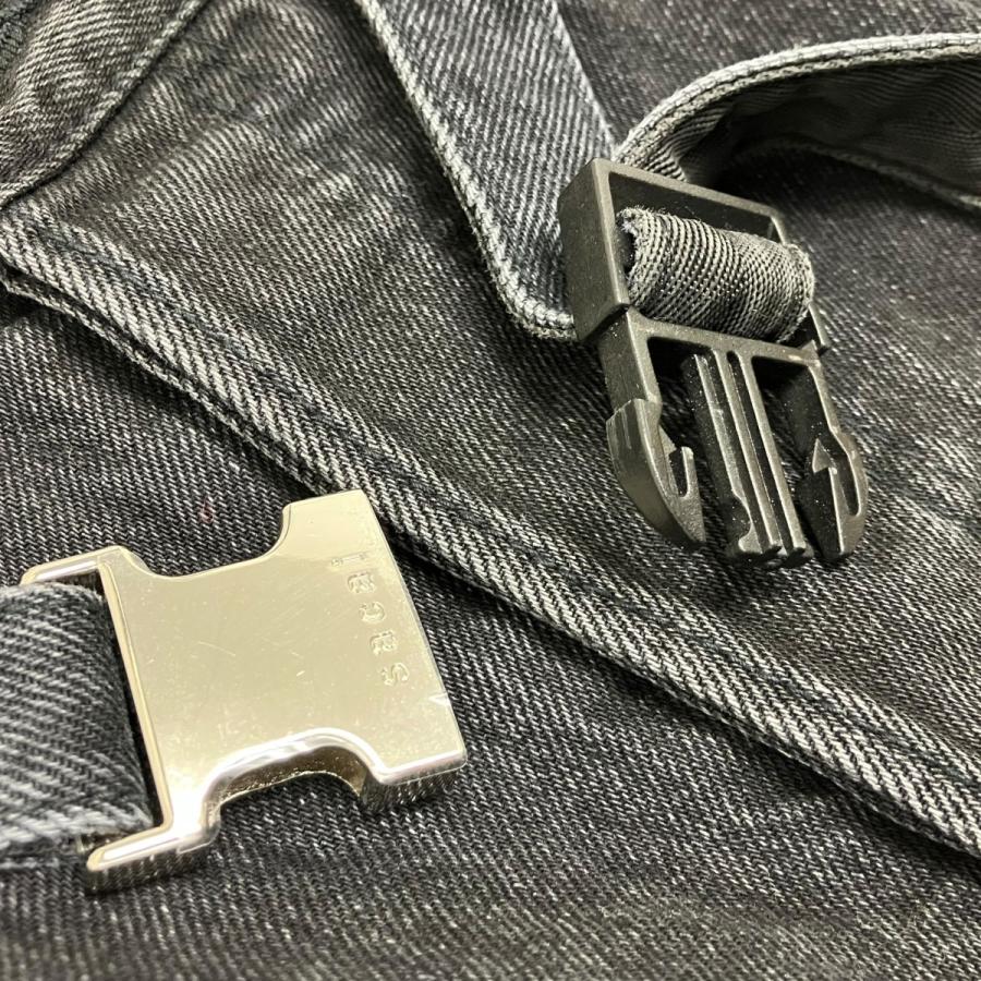 sacai（サカイ） ベルテッドデニムパンツ グレー サイズ：4