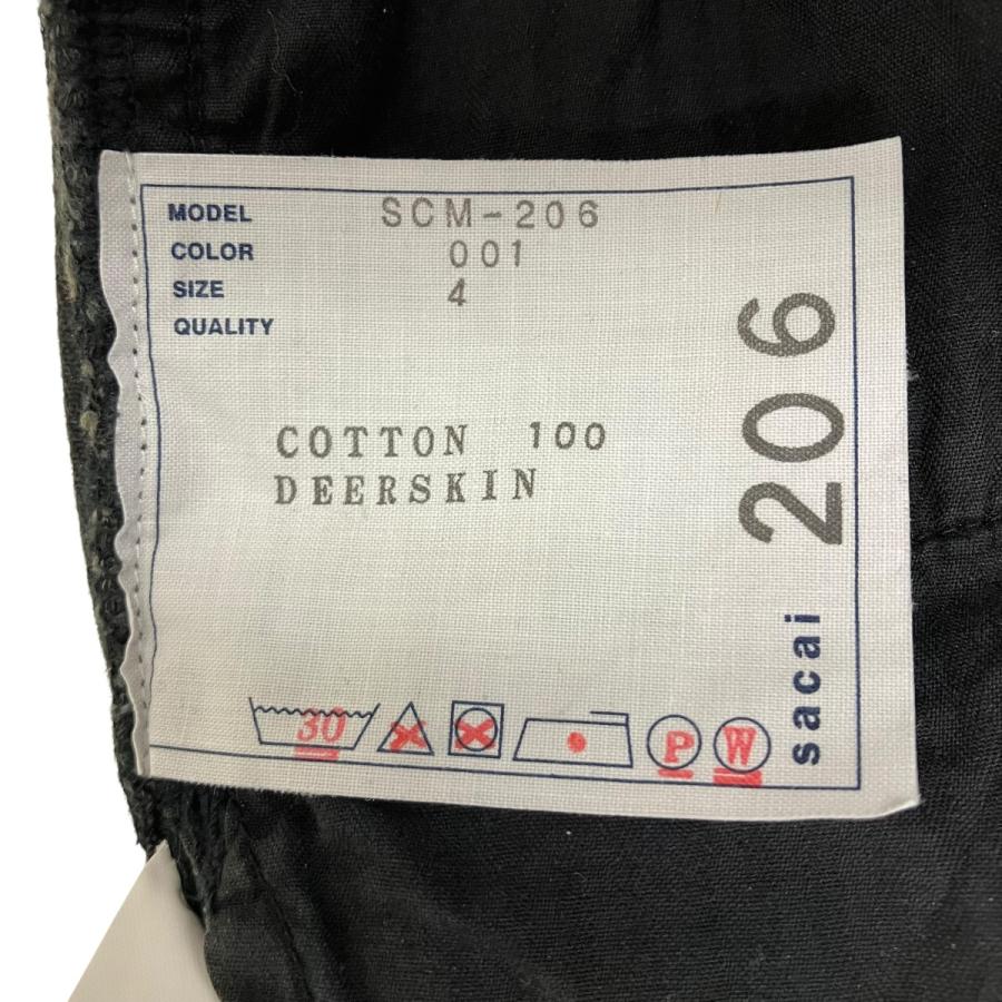 sacai（サカイ） ベルテッドデニムパンツ グレー サイズ：4