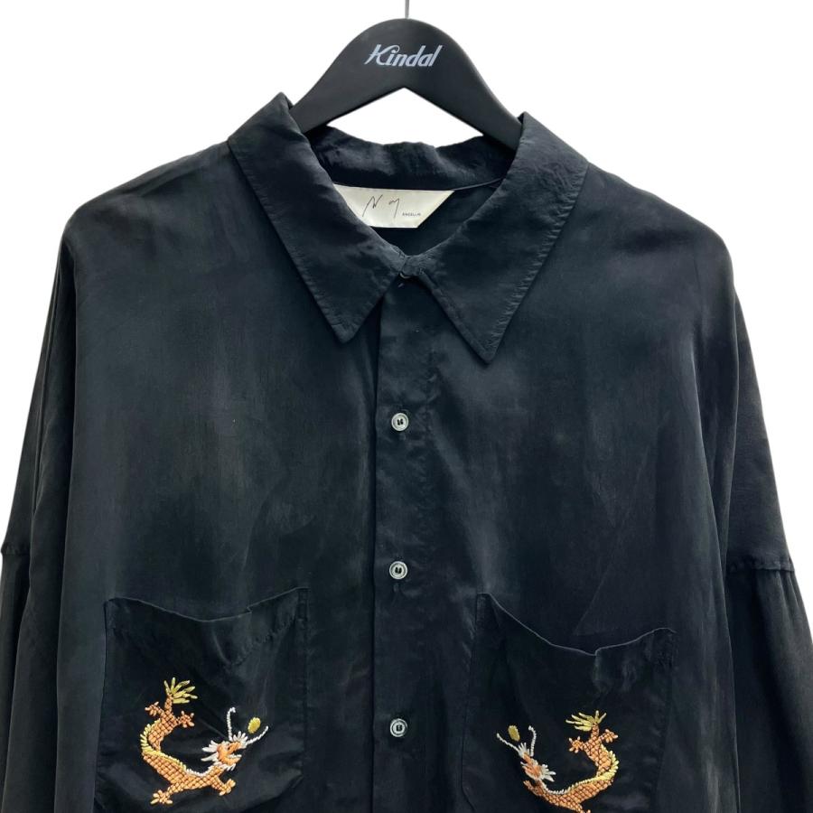 アンセルム ANCELLM AGING EMBROIDERY SHIRT エンブロイダリーシャツ
