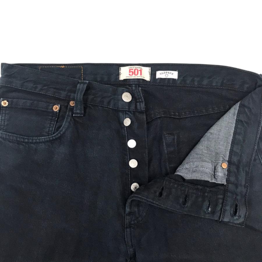 OLD PARK オールドパーク デニムパンツ ブラック サイズ：33x34 