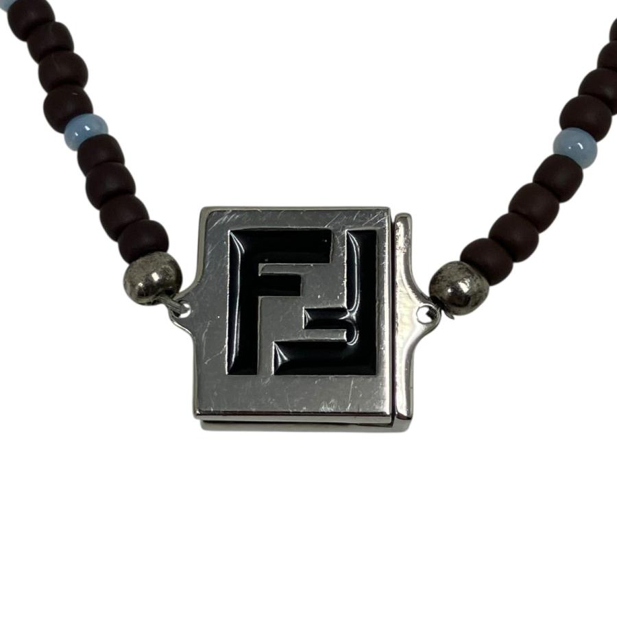 FENDI（フェンディ） ビーズネックレス ブラック サイズ：FREE