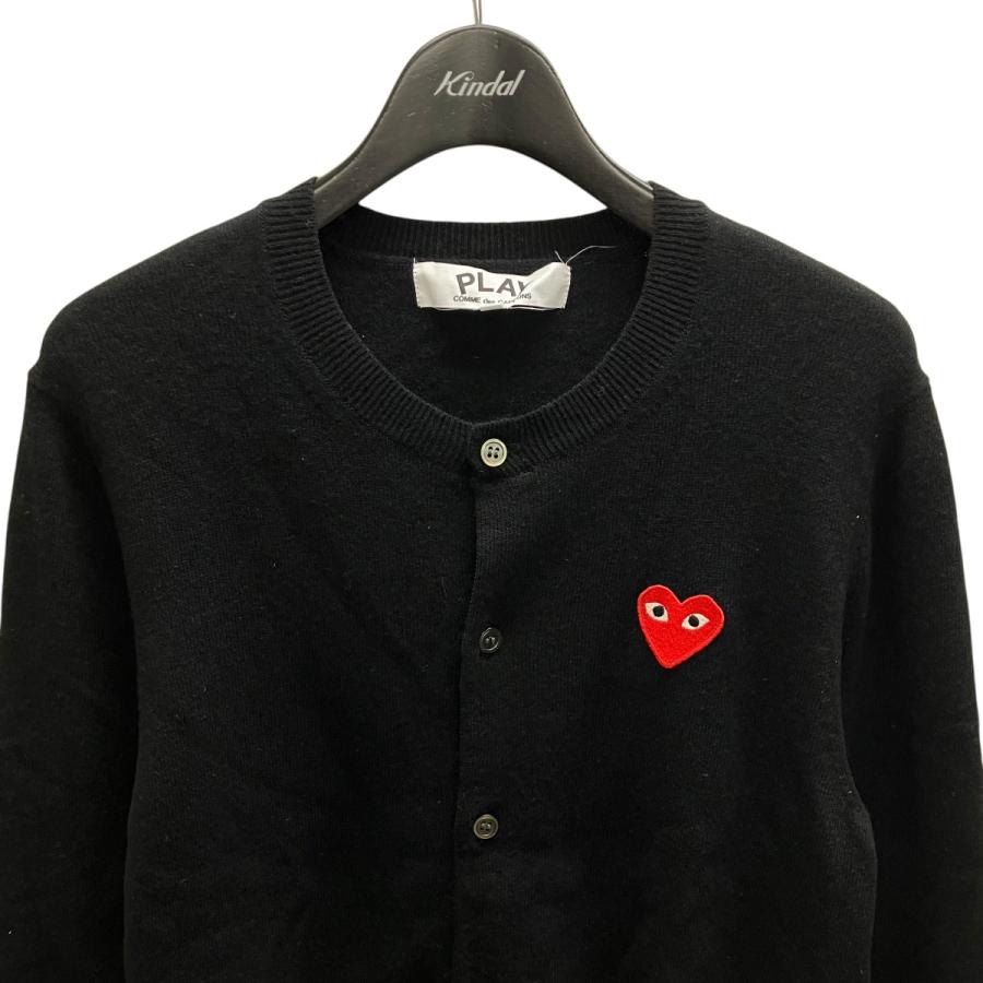 PLAY COMME des GARCONS プレイコムデギャルソン 長袖ニット ブラック 