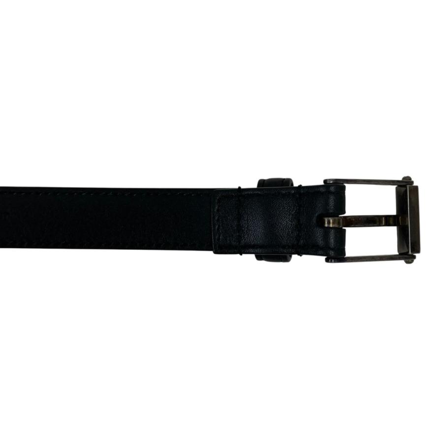 サンローランパリ Saint Laurent Paris レザーベルト ブラック