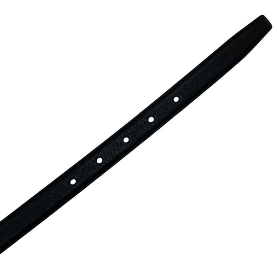 サンローランパリ Saint Laurent Paris レザーベルト ブラック