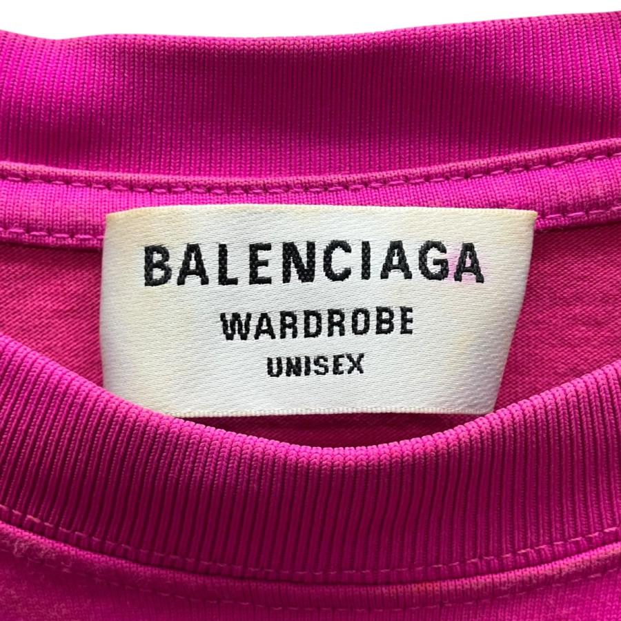 BALENCIAGA（バレンシアガ） フロントロゴTシャツ ピンク サイズ：L