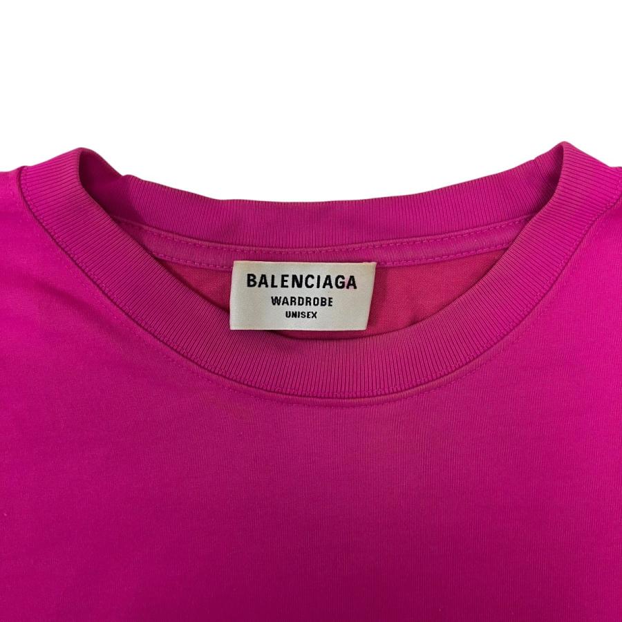 BALENCIAGA（バレンシアガ） フロントロゴTシャツ ピンク サイズ：L