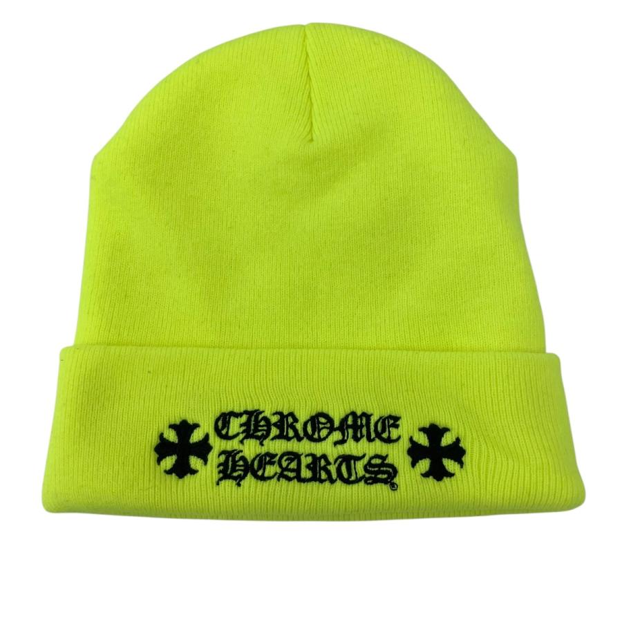 CHROME HEARTS（クロムハーツ） ニットキャップ ネオンイエロー サイズ