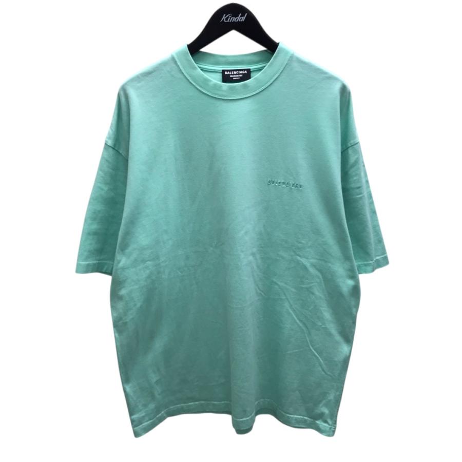 BALENCIAGA（バレンシアガ） オーバーサイズTシャツ ミントグリーン 